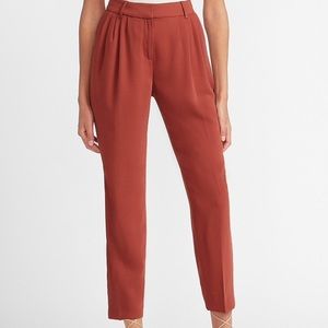 Express High Rise front pleated ankle pant